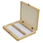 AmScope PS100-WB Microscope Slide Wooden Box (100 Slide Capacity) (0)