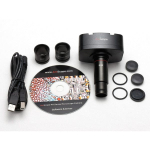 AmScope IN300TC-5MA IN300 Series Infinity-corrected Inverted Biological Trinocular Compound Microscope 40X-1000X Magnification with Phase-contrast and 5MP USB 2.0 Camera (4)