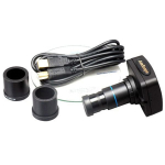 AmScope B100-M B100 Series Biological Binocular Compound Microscope 40X-1000X Magnification with Halogen and 1.3MP Camera (2)