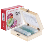 AmScope VB-B110C-SLVR Binocular Compound Microscope Bundles 40X-1000X dual LED, Ergonomic, 25-Piece Slides Set and Tweezers Plus BONUS Handheld Multi-USB Digital Microscope for PC and Android (11)