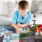 AmScope BK-EXCL1 Compound Microscope Experiment Cards for Kids Fun and Educational Microscope Experiments (Level 1) (3)