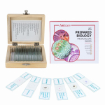 AmScope VB-B120C-SLVR Binocular Compound Microscope Value Bundle 40X-2500X Magnification w/ 3D Stage, 25-Piece Slides Set and Tweezers Plus BONUS Handheld Digital Microscope for PC/Android (3)