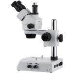 AmScope SM-2TPZZ 3.5X-180X Simul-Focal Trinocular Stereo Zoom Microscope w/Dual Halogen Lights (1)