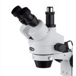AmScope SM-2TPZZ 3.5X-180X Simul-Focal Trinocular Stereo Zoom Microscope w/Dual Halogen Lights (2)