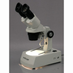 AmScope SE306R-AZ-E2 SE306 Series Compact Multi-Lens Binocular Stereo Microscope 20X-80X w/ Angled Head, Metal Track Stand, Lighting, 2MP Camera (2)