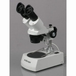 AmScope SE306R-PZ-E SE306 Series Compact Multi-Lens Binocular Stereo Microscope 20X-80X w/ Angled Head, Metal Pillar Stand, Lighting, 1MP Camera (3)