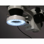 AmScope SM-3TZZ-54S SM-3 Series Zoom Trinocular Stereo Microscope 3.5X-180X Magnification on Single Arm Boom Stand w/ 54 LED Light (3)