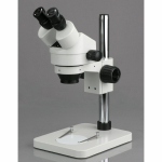 AmScope SM-1BSL-V331 7X-45X Stereo Binocular Microscope w/ 14" Pillar Stand (3)