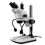 AmScope SM-1TG-V331 SM-1T Series Trinocular Stereo Microscope 7X-45X Magnification w/ Built In Dual LED Gooseneck (0)