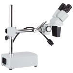 AmScope SE400-Z SE400 Series Compact Fixed-Lens Boom-Arm Stereo Microscope 10X-20X Magnification w/ Gooseneck LED Light (4)