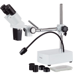 AmScope SE400-Z SE400 Series Compact Fixed-Lens Boom-Arm Stereo Microscope 10X-20X Magnification w/ Gooseneck LED Light (0)