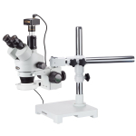 AmScope SM-3TY-54S-P 7X-90X LED Light Boom Stand Stereo Zoom Microscope + USB Camera (0)