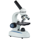 AmScope M158 M158 Series Student Cordless Monocular Compound Microscope 40X-400X Magnification with LED, Coarse-Fine and Metal Body Glass Lens (3)