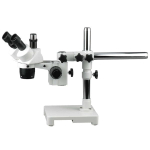 AmScope SW-3T13 SW-3 Series Trinocular Stereo Microscope 10X, 30X Magnification on Single-Arm Boom Stand (0)