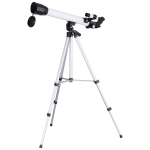 AmScope TLS-S50600 AmScope 30X-180X Magnification 600x50mm Focal Length Kid's Refractor Telescope (1)