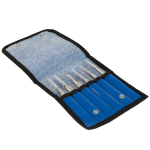 AmScope TW-475-SET AmScope High Precision Tweezers 6 Piece Set In Vinyl Pouch (3)