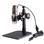 AmScope UBW500X0200M UBW Series 2.0MP Zoom USB Digital Microscope 5X-500X Magnification on Pillar Stand w/ 8-LED Light 3D (0)