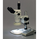 AmScope ZM-1TNW2-80AM-5M ZM-1 Series Zoom Trinocular Stereo Microscope 3.35X-225X Magnification on Pillar Stand w/ 80-LED Light + 5MP Digital Camera (2)