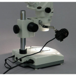 AmScope ZM-2B Ultimate Zoom Binocular Stereo Microscope 6.7X-45X Magnification on Pillar Stand w/ Two Lights (4)