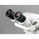 AmScope ZM-3BX-FOR ZM-3 Series Ultimate Zoom Binocular Stereo Microscope 3.35X-45X Magnification on Single Arm Boom Stand w/ Fiber Optic Ring Light (4)