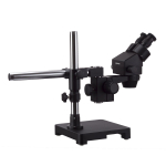 AmScope SM-3BX-B SM-3 Series Black Zoom Binocular Stereo Microscope 3.5X-45X Magnification on Single Arm Boom Stand (3)