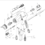 Anest Iwata 93909080 W71/71N Pattern Adjust Set (1)