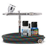 Anest Iwata ECL-4501 Eclipse Series HP-CS Gravity Feed Airbrush Value Set (with Hose) (1)