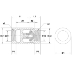 Apollo 6250101 Check Valve: 1/4" Pipe, 400 psi WOG, Stainless Steel (1)