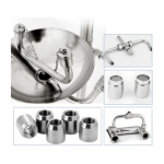 Azzota EW-8837-SA Emergency Shower / Eyewash Station Standard (Stainless Steel) (1)