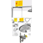 Azzota EW-8837-SA Emergency Shower / Eyewash Station Standard (Stainless Steel) (2)