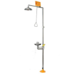 Azzota EW-8837-SA Emergency Shower / Eyewash Station Standard (Stainless Steel) (0)