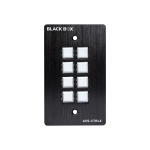 Black Box AVS-CTRL8 Wallplate Control Panel RS-232, 8-Button (0)