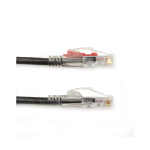 Black Box C5EPC70-BK-100 CAT5e 350-MHz Locking Snagless Stranded Ethernet Patch Cable - Unshielded (UTP), CM PVC (RJ45 M/M), Black, 100-ft. (30.4-m) (0)