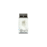 Black Box C6AJA70-BK-R2 CAT6A Keystone Jack - Unshielded, RJ45, Black (2)