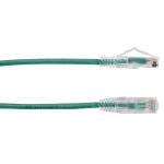 Black Box C6APC28-GN-12 CAT6A 500-MHz Snagless 28AWG Stranded Ethernet Patch Cable - Unshielded (UTP), CM PVC (RJ45 M/M), Green, 12-ft. (3.7-m) (1)