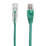 Black Box C6APC28-GN-12 CAT6A 500-MHz Snagless 28AWG Stranded Ethernet Patch Cable - Unshielded (UTP), CM PVC (RJ45 M/M), Green, 12-ft. (3.7-m) (2)