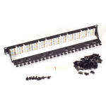 Black Box C6APP70-24-R2 CAT6A Component Level 110 Patch Panel - 1U, Rackmount, PoE+, 24-Port (3)
