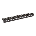 Black Box C6APP70-24-R2 CAT6A Component Level 110 Patch Panel - 1U, Rackmount, PoE+, 24-Port (0)
