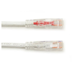 Black Box C6PC70-WH-07 CAT6 550-MHz Locking Snagless Stranded Ethernet Patch Cable - Unshielded (UTP), CM PVC (RJ45 M/M), White, 7-ft. (2.1-m) (1)