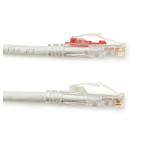 Black Box C6PC70-WH-07 CAT6 550-MHz Locking Snagless Stranded Ethernet Patch Cable - Unshielded (UTP), CM PVC (RJ45 M/M), White, 7-ft. (2.1-m) (2)