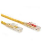 Black Box C6PC70-YL-15 CAT6 550-MHz Locking Snagless Stranded Ethernet Patch Cable - Unshielded (UTP), CM PVC (RJ45 M/M), Yellow, 15-ft. (4.6-m) (3)