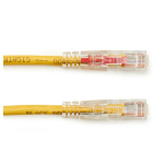 Black Box C6PC70-YL-15 CAT6 550-MHz Locking Snagless Stranded Ethernet Patch Cable - Unshielded (UTP), CM PVC (RJ45 M/M), Yellow, 15-ft. (4.6-m) (1)