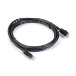 Black Box CAT6APC-005-BK GigaTrue CAT6A 500-MHz Stranded Ethernet Patch Cable - Unshielded (UTP), CM PVC (RJ45 M/M), Black, 5-ft. (1.5-m) (1)