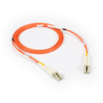 Black Box EFN110-001M-LCLC 1 ft. EFN110 Series OM1 62.5/125 Multimode Fiber Optic Patch Cable - OFNR PVC LCLC (1)