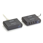 Black Box EMD100USB Keyboard/Video/Mouse-over-IP Switchable Extender Kit - LAN, 4-Port, 100m (0)