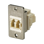 Black Box FMT1000 Panel Mount Bezel - Keystone Opening Silver (1)