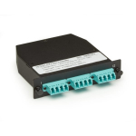 Black Box FOCA20M3-1MP12-12LC MTP OM3 Fiber Optic LGX Cassette - (1) MTP 12 to (12) LC Type A (1)