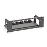 Black Box FOPP50-12V-3U Universal Fiber Optic Blank Panel - 12-Slot 3U (1)