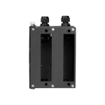 Black Box JPM397A JPM39 Series Wallmount Mini-DIN Rail Fiber Enclosure - 2-Port (3)