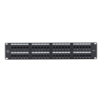 Black Box JPM648A-R2 CAT6 Patch Panel Punchdown - 2U Unshielded 48-Port (1)